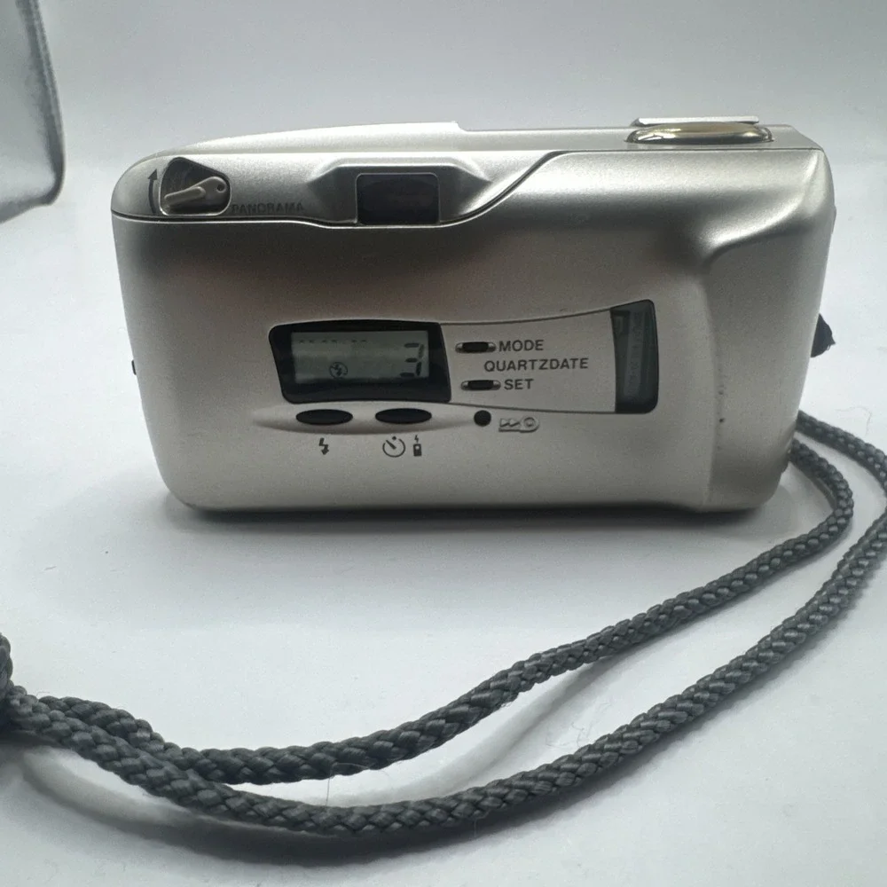 Olympus mju II DLX Stylus Epic 35mm F2.8 Camera – Works Flash Not Working READ‎